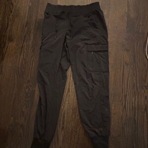 black joggers